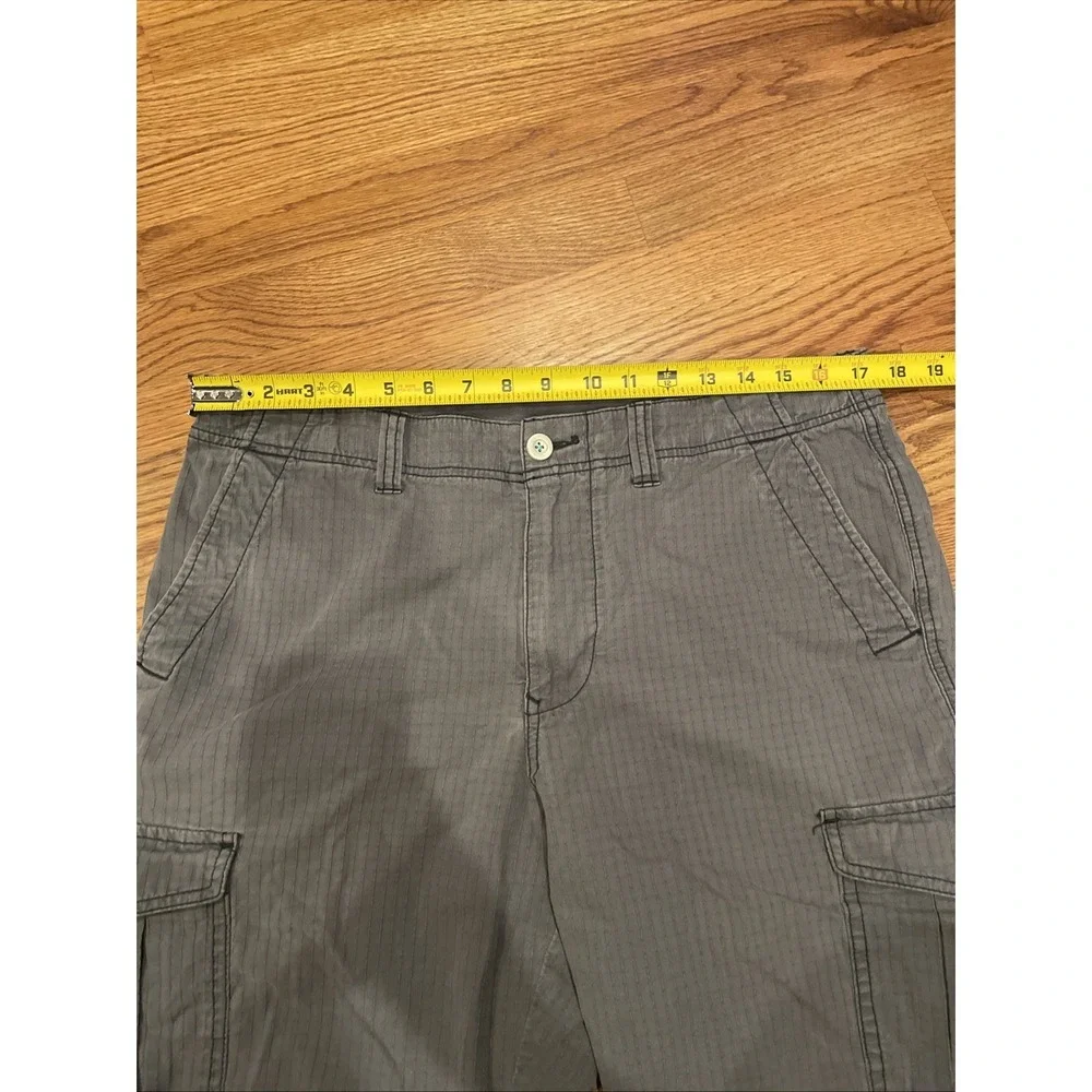Tommy Bahama Men's Cargo Shorts Lyocell Cotton Blend Gray Size 34 Beach Outdoors